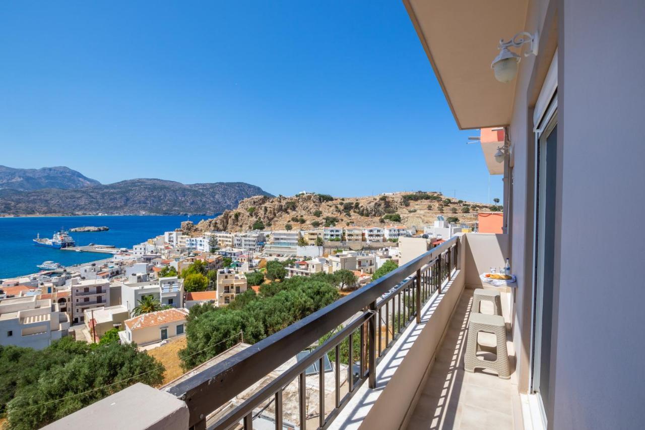 Harbor View Apartment Karpathos Bagian luar foto
