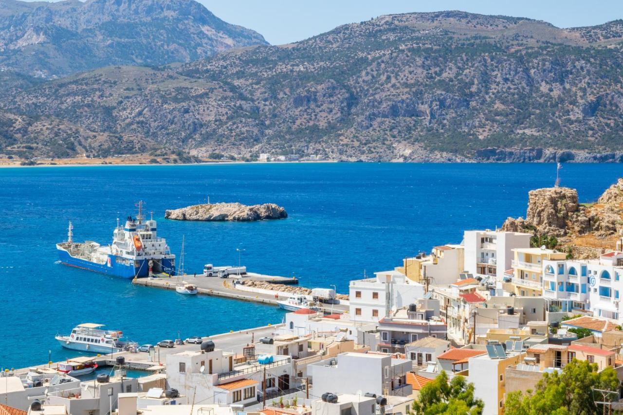 Harbor View Apartment Karpathos Bagian luar foto